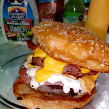 Combo burger quesos