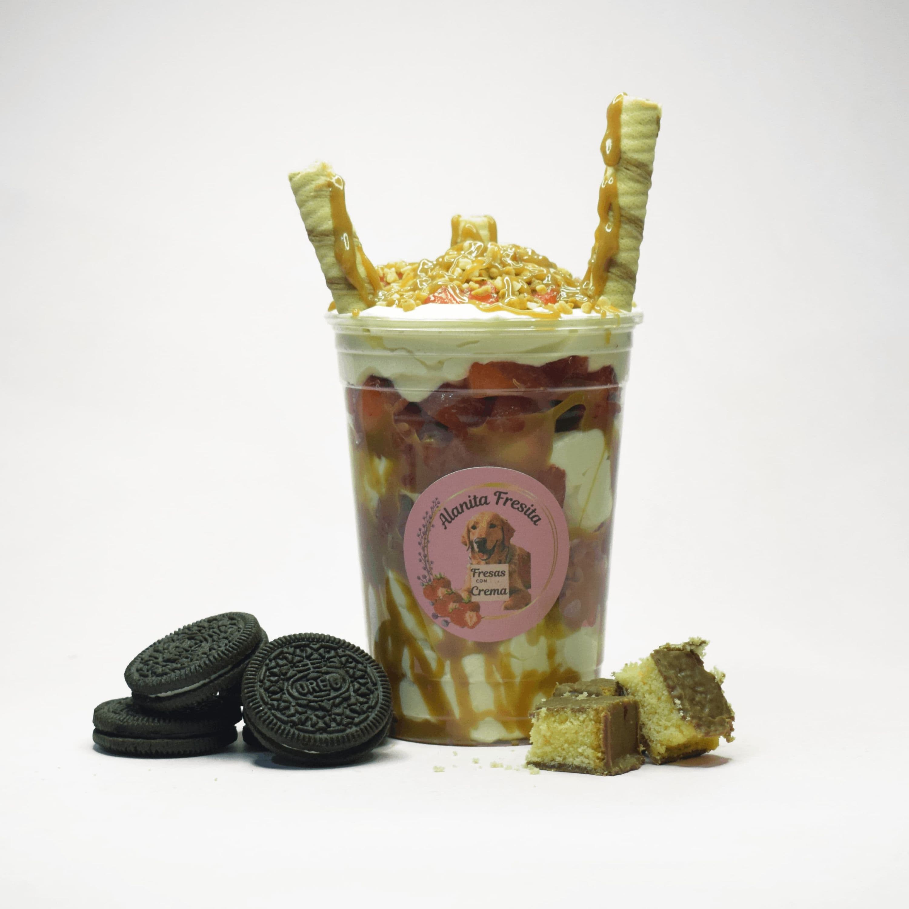 Fresas con Crema 16 oz