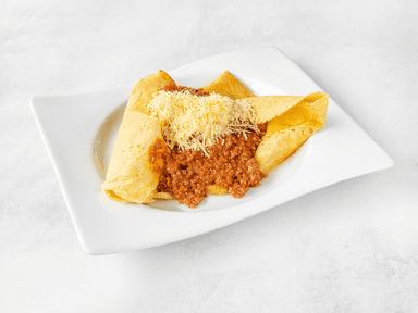 Crepe Boloñesa y Queso