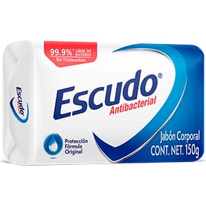 JABON ESCUDO ANTIBACTERIAL AZUL 135 G