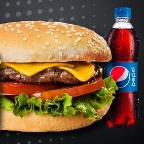 Combo Burger Sencilla + Gaseosa 250 Ml