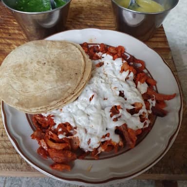 Orden de pastor con queso