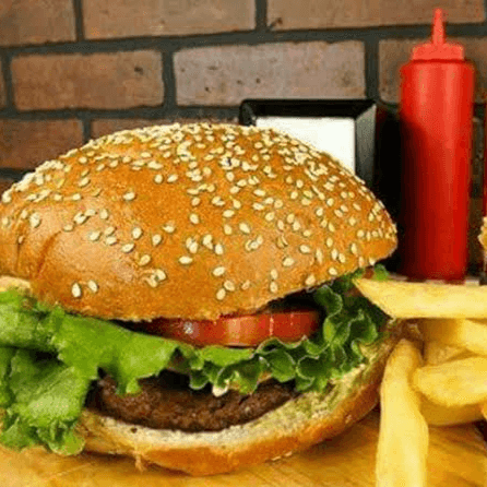 Hamburguesa Clásica con Papas
