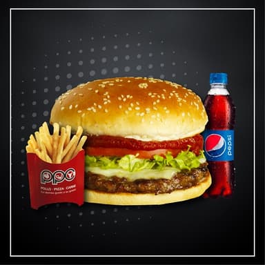 Hamburguesa Italiana Combo 1/4 de Libra