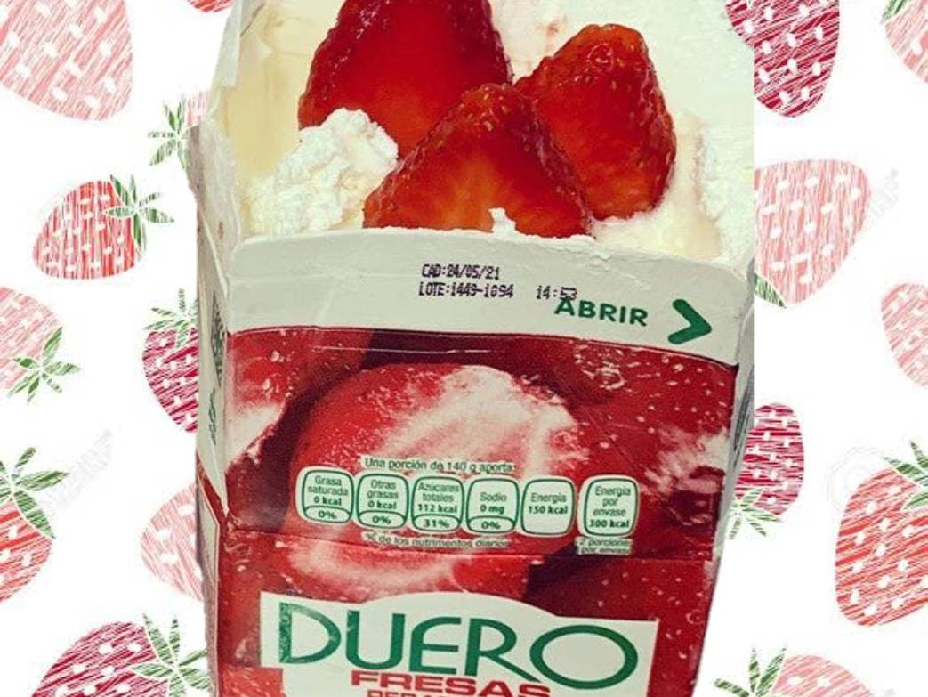 Fresas con Crema