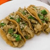 Taco de Chicharon en Salsa Verde
