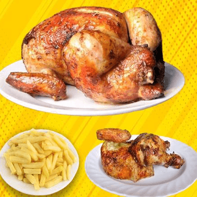 1/2 Pollo+Papa+Ensalada+ 1/4 Pollo+Papa+ Ensalada
