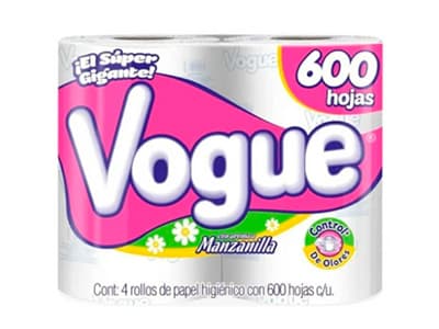 PAPEL HIG VOGUE RENDIDOR 600HD 4 PZA
