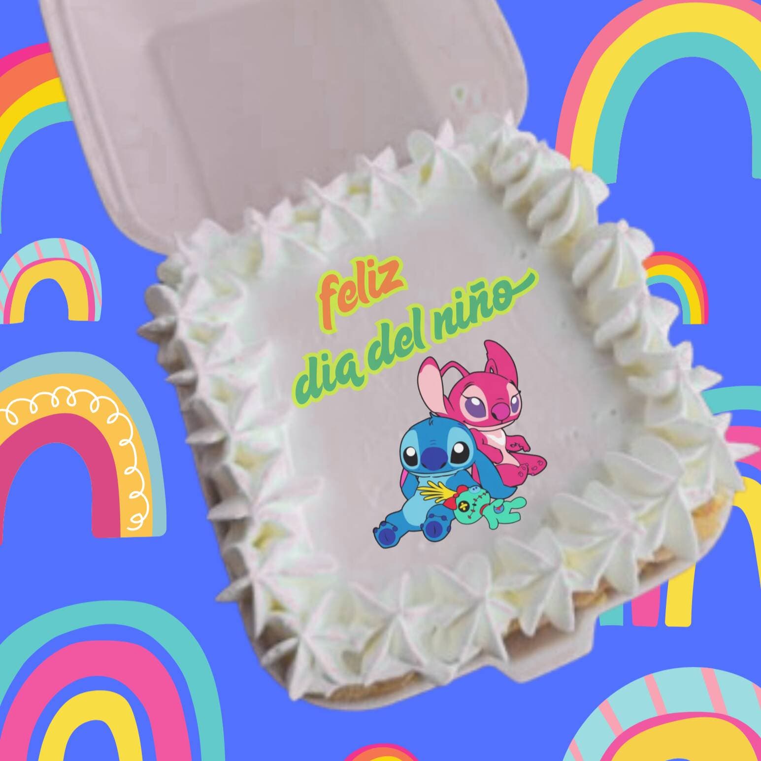 Mini Pastel Especial Dia del Niño Stich