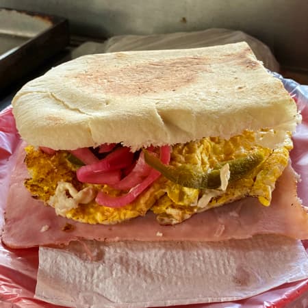 Torta de Huevo y Jamón