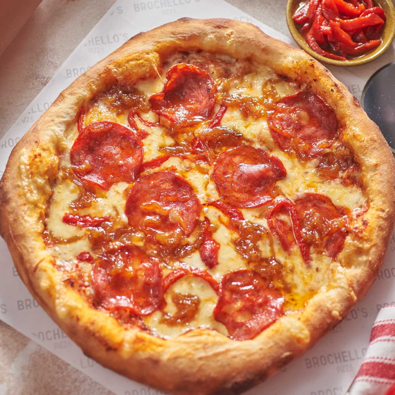 Pizza Chorizo Español Caramelizada Medium