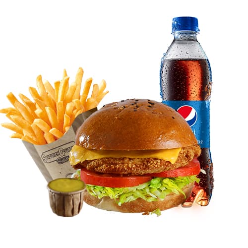 Combo Hamburguesa Apanada