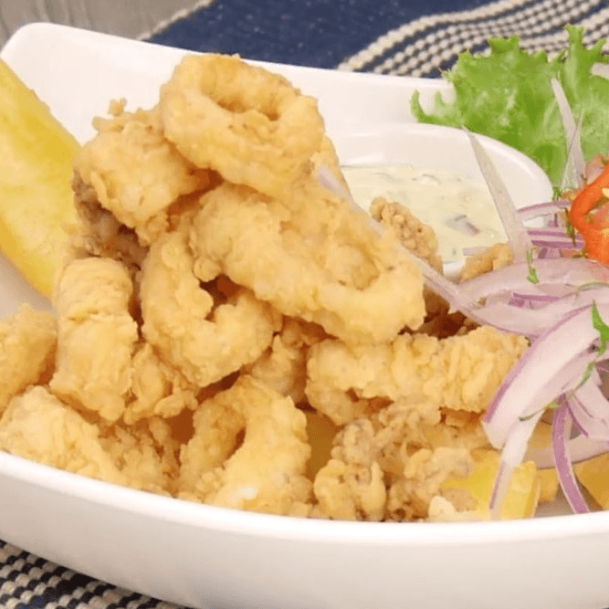 Chicharron de pota Jr. + Bebida de casa