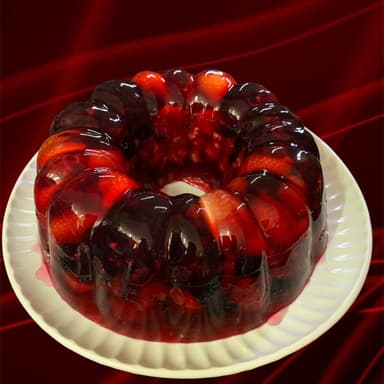 Gelatina Mediana de Frutos Rojos