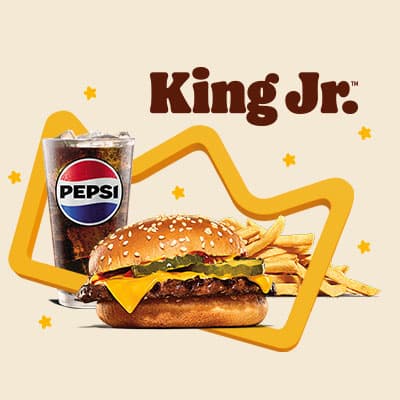 King Jr  Hamburguesa de Queso
