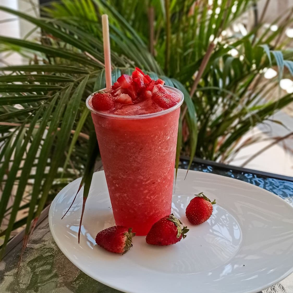 Agua Fresca de Fresa