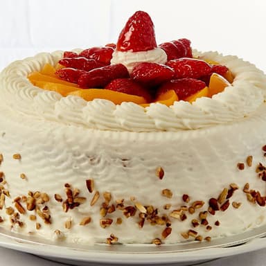 Pastel de Durazno-Fresa