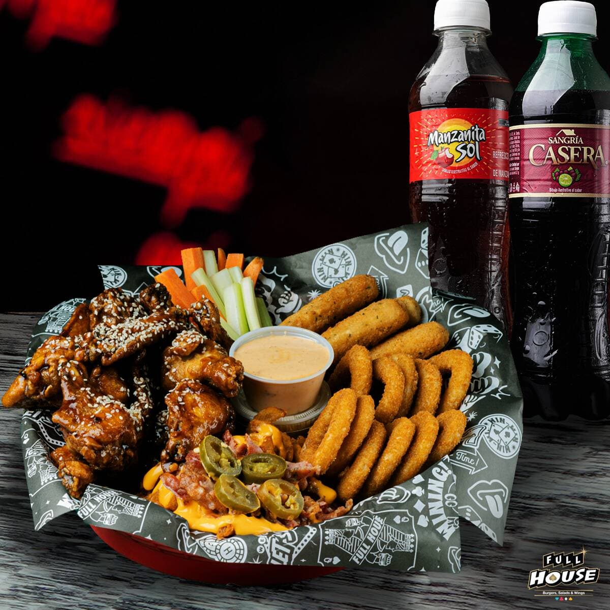 Poker Sampler + Refresco