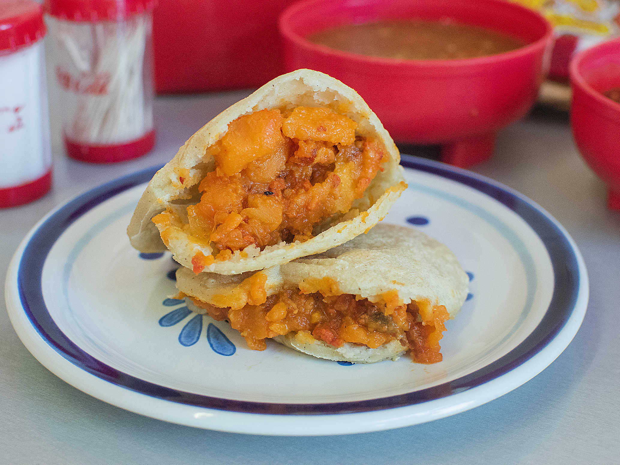 Gordita de Papas con Chorizo