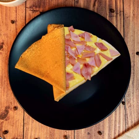 Crepa Jamón + Queso Manchego