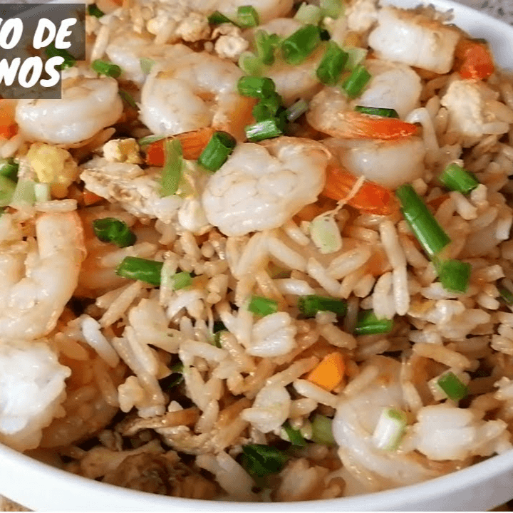 Chaufa con Langostino