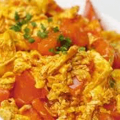 西红柿炒鸡蛋 Huevos revueltos con tomate