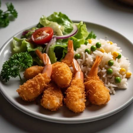 Camarones empanizados