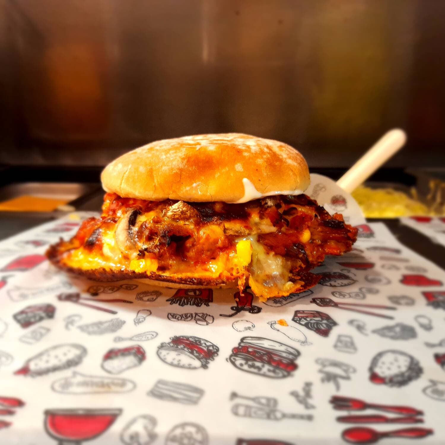 Hamburguesa burguer Pizza Mixta