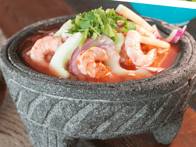 Aguachile cocido, curtido o mixto