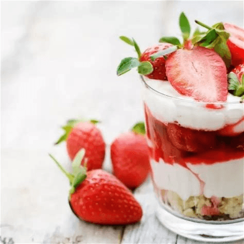 FRESAS CON CREMA