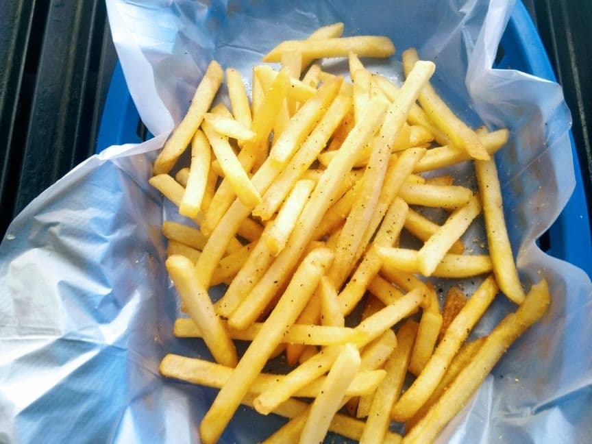 Orden de papas sencilla