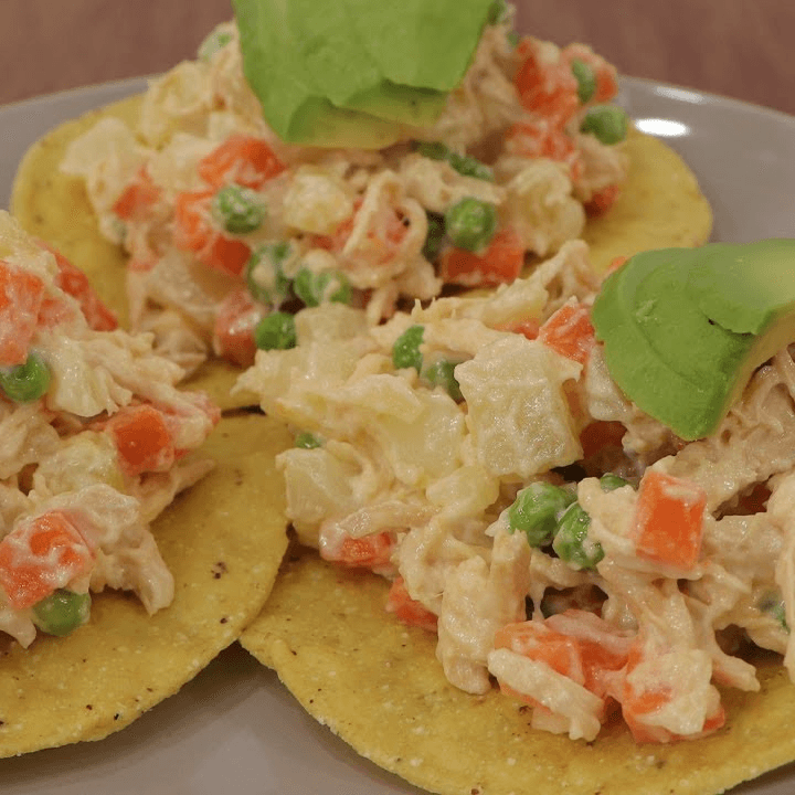 Tostadas de Pollo