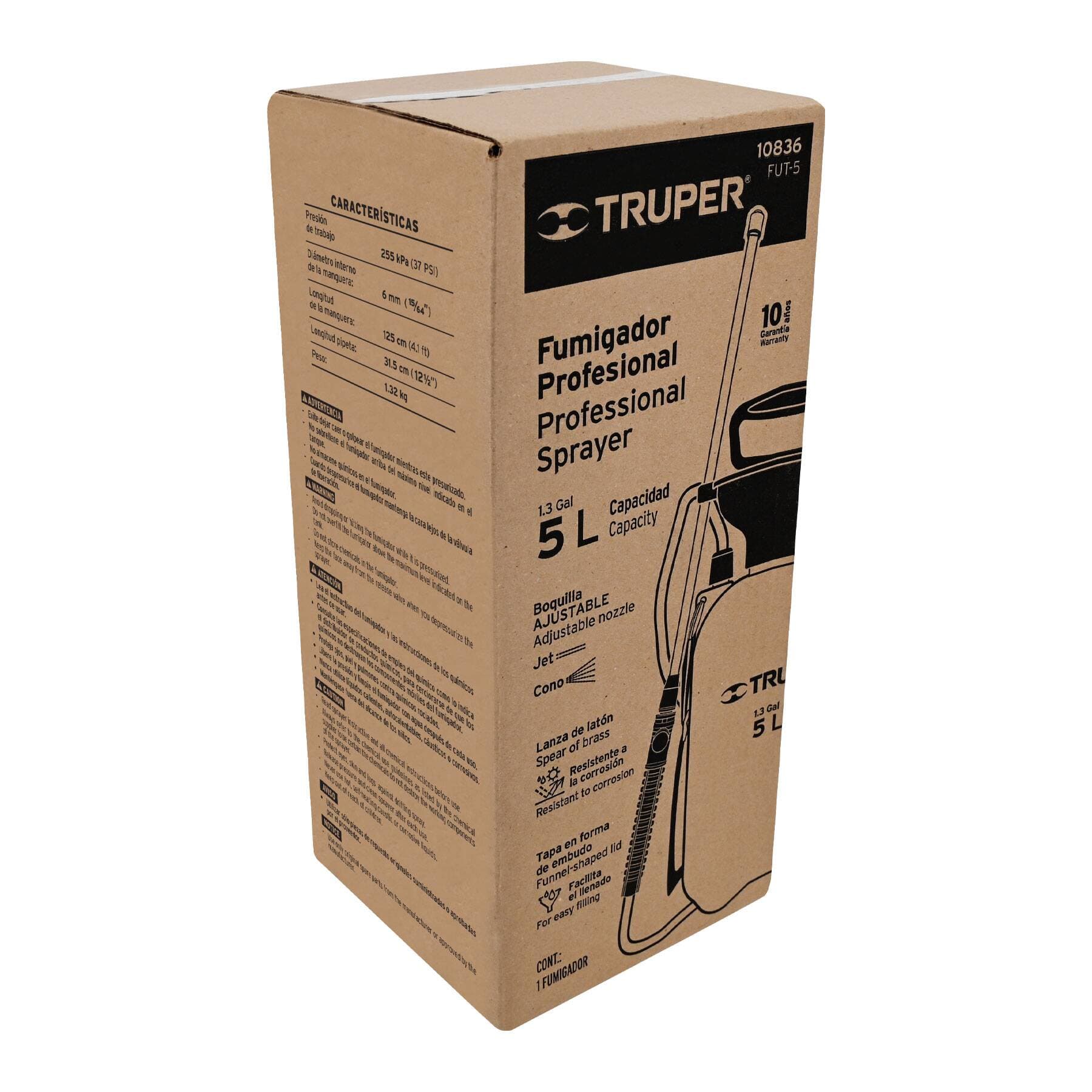 FUMIGADOR 5LT FUT-5 10836 TRUPER *