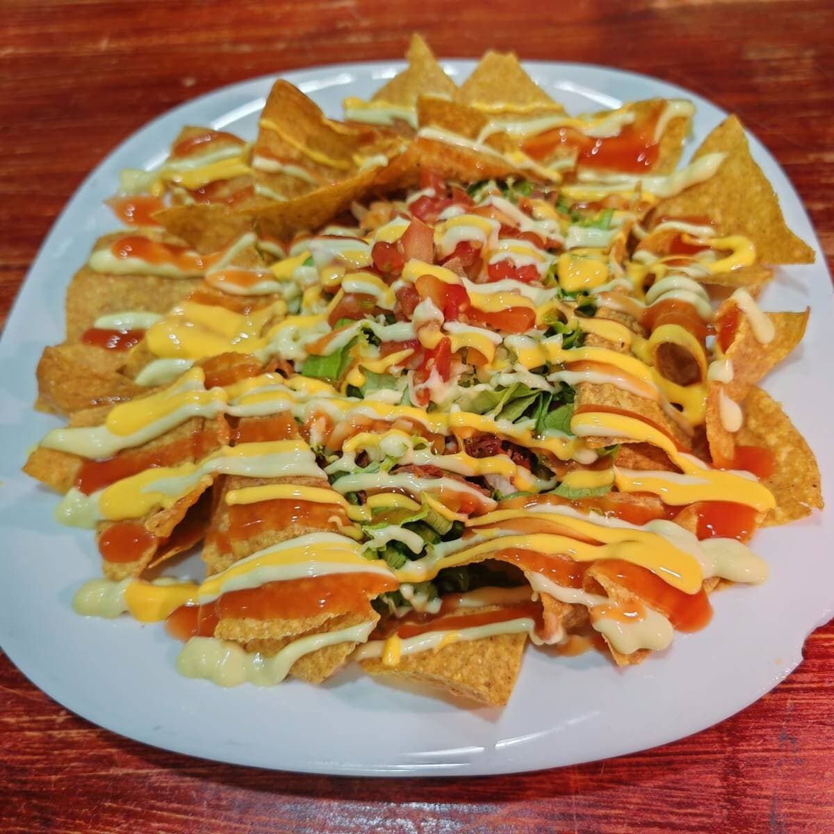 Nacho de Fajitas de Pollo