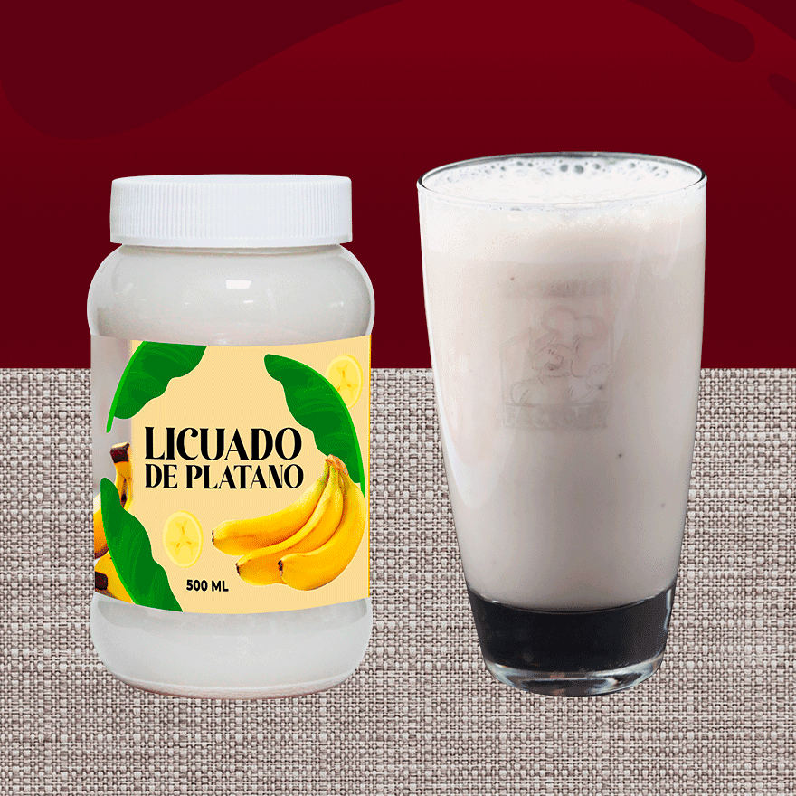 Licuado Platano  500 ml