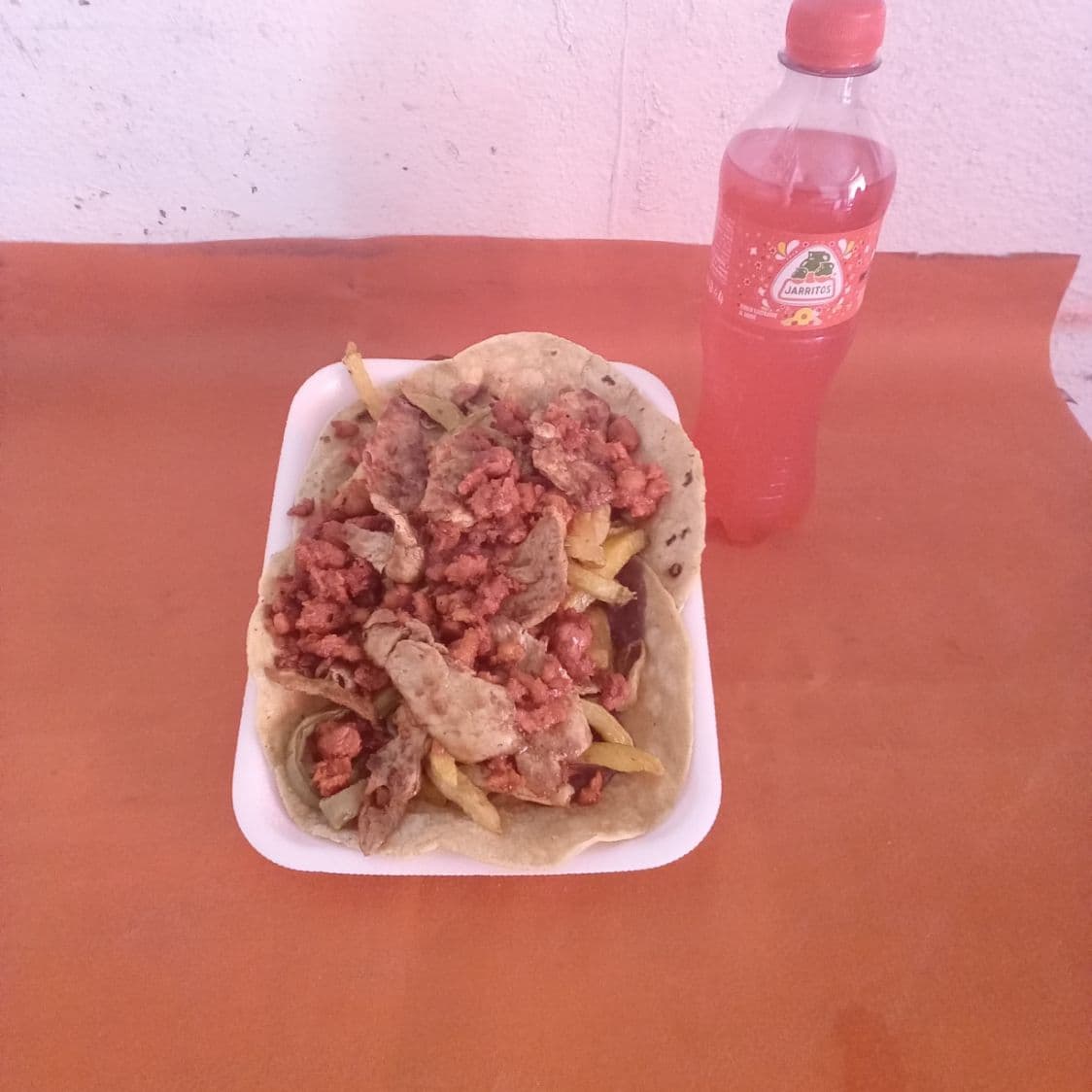 COMBO Individual Taco Bisteck, Longaniza+refresco
