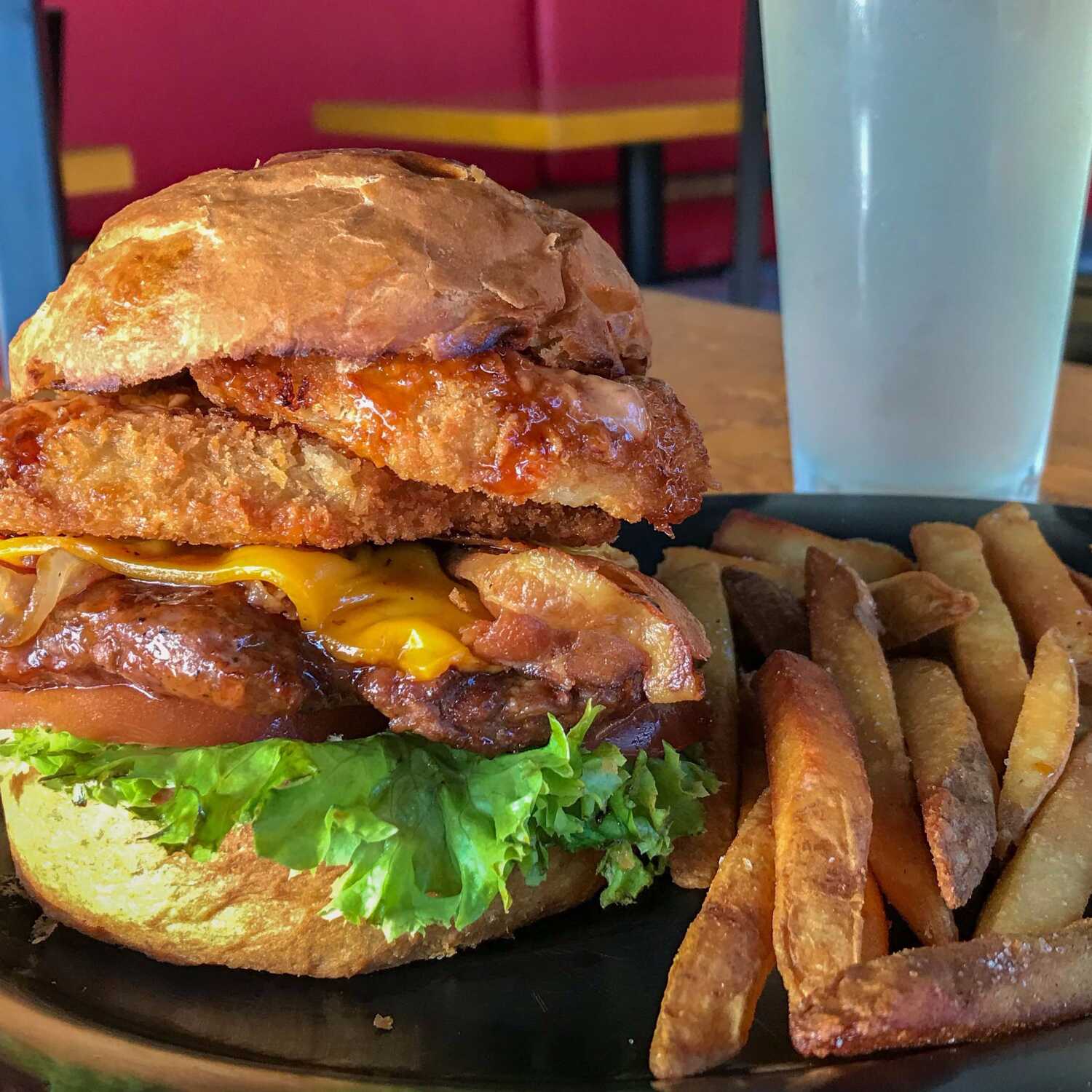 Honey Chipotle Cheddar Burger