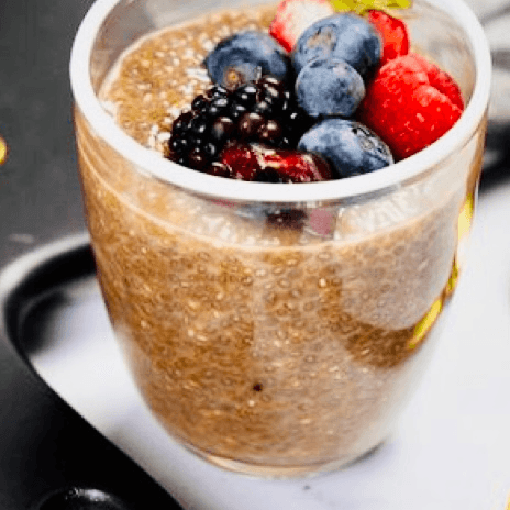 Yogurt de Chia y Chocolate