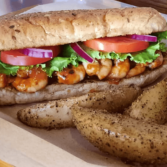 Baguette de Camarones