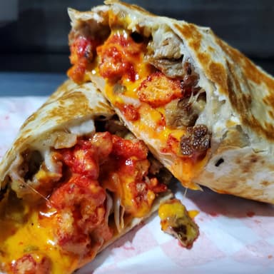 Burrito Flamin cheddar