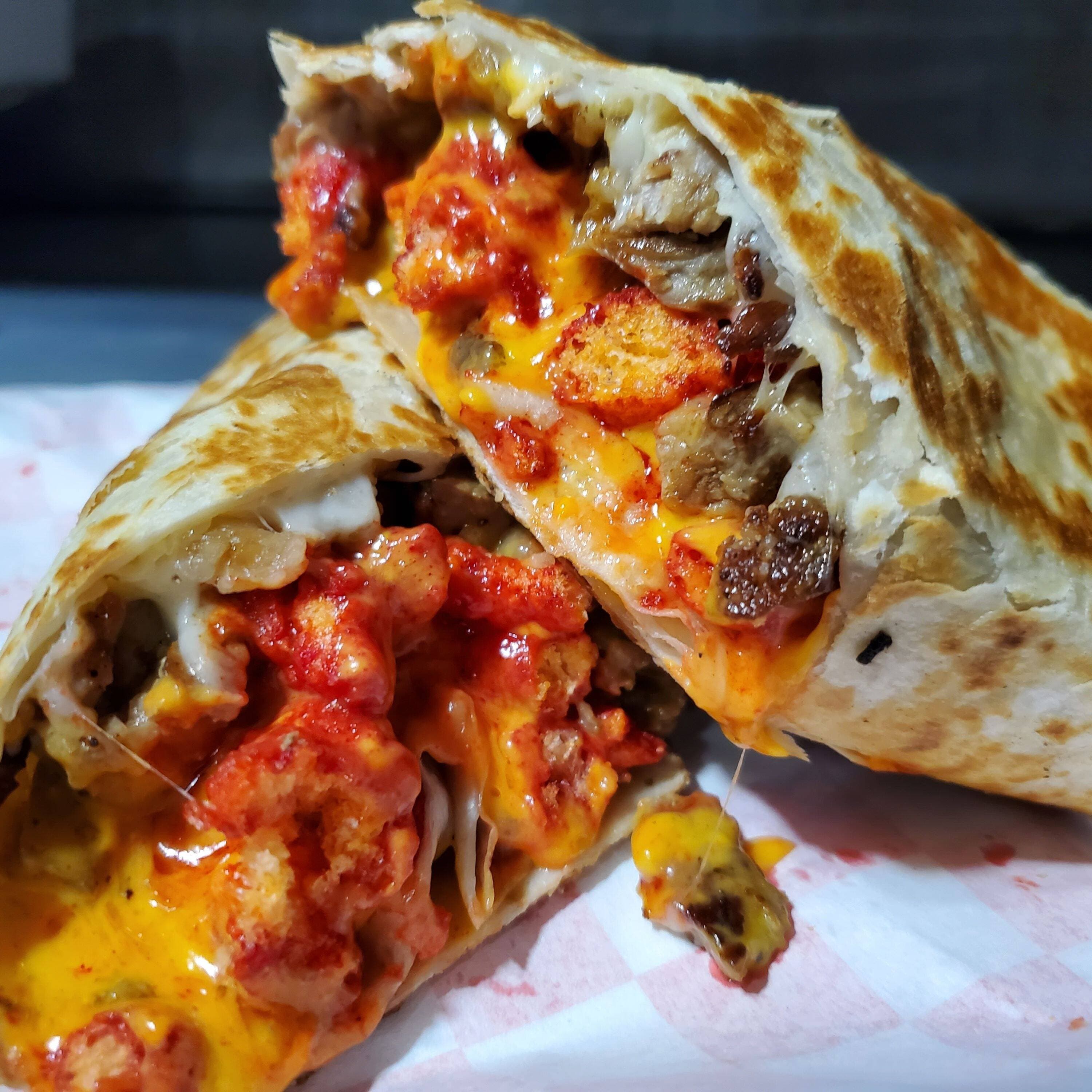 Burrito Flamin cheddar