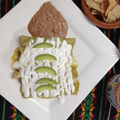 Enchiladas Verdes de Pollo