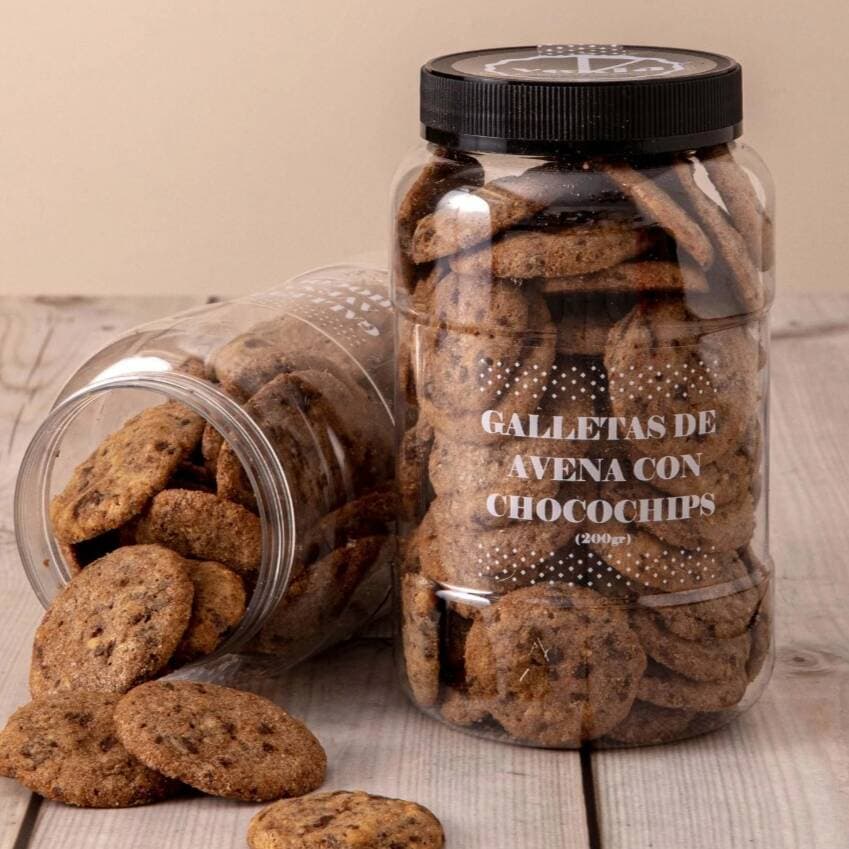 Galletas de Avena con Chocochips Frasco 200 g