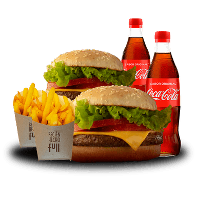 Combo De Hamburguesa De Promoción Para 2 Personas