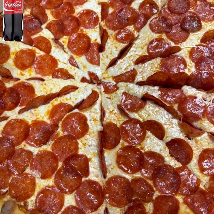 Pizza Grande De Pepperoni + Gaseosa de Litro