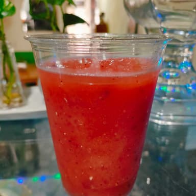 Frappé de Sandia Hierbabuena