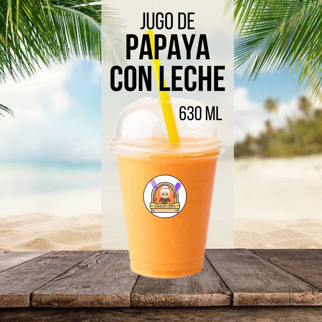 Jugo de Papaya c/ Leche 21 oz