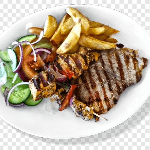 Vaquerito de Carne Asada con Papas a la Francesa