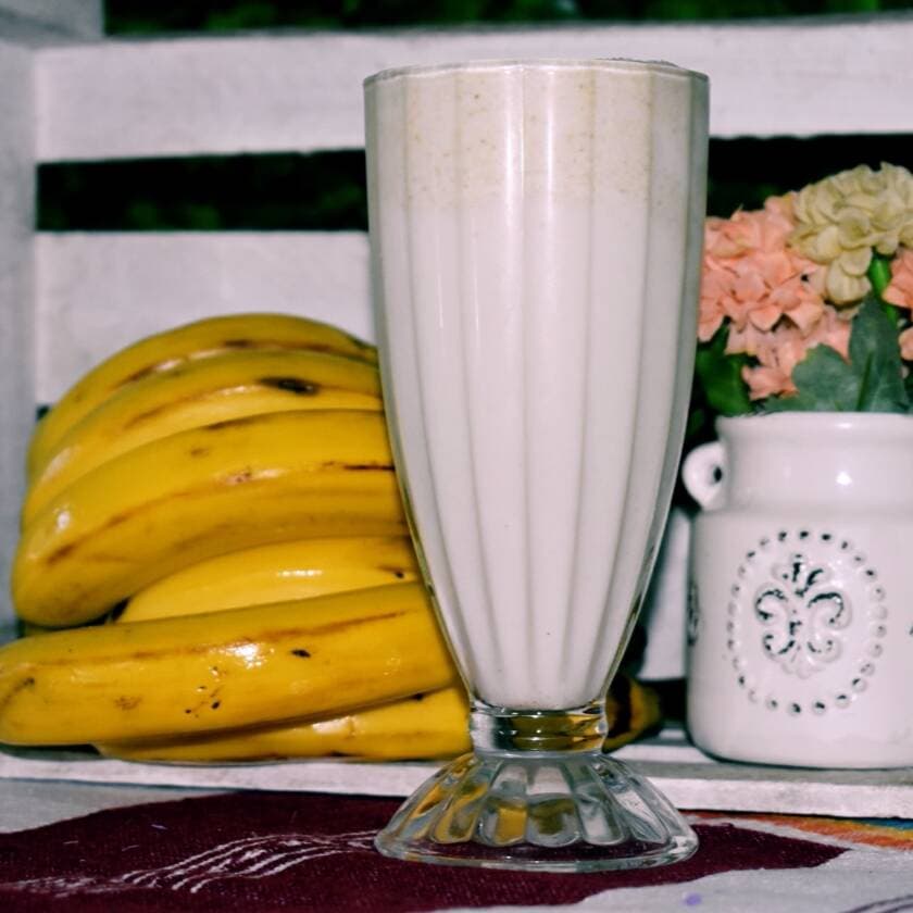 licuado de plátano