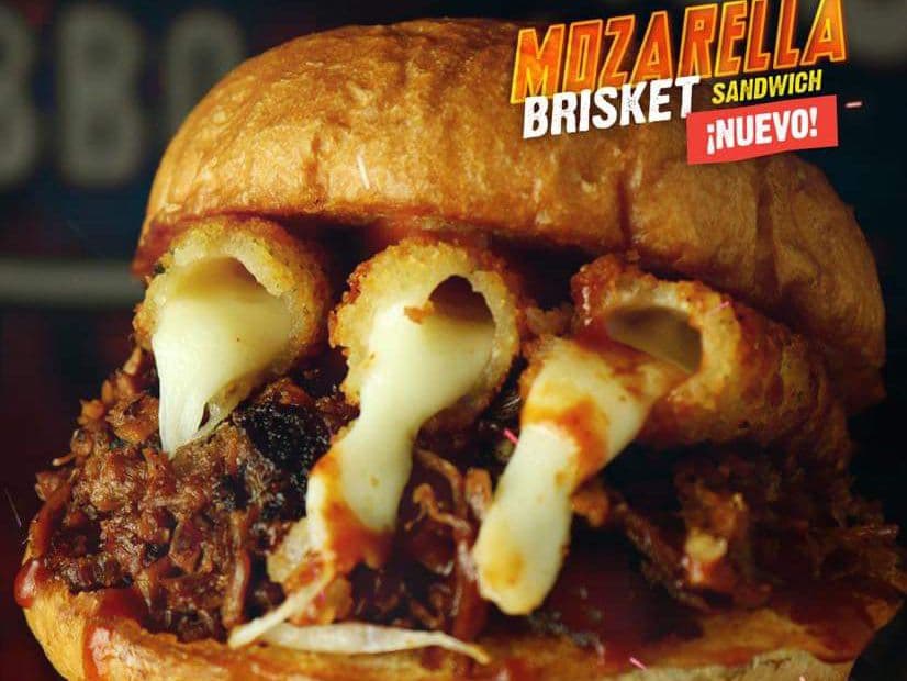 Mozzarella Brisket Sándwich